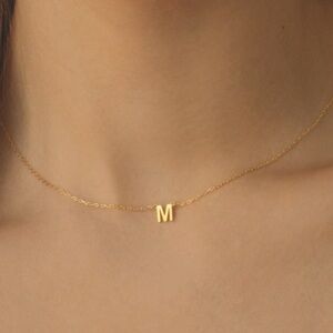 “A” Initial Melinda Maria Itty Bitty Pendant Necklace